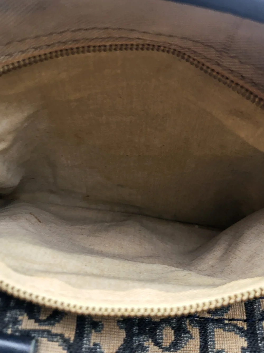 CHRISTIAN DIOR Blue Diorissimo Trotter Canvas Boston 30 Bag..Authentic w/COA.